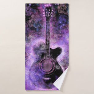 Rock and Roll Guitar Bath Towel Sets