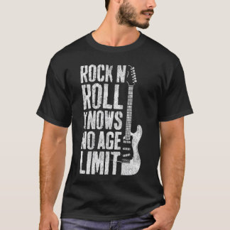 Rock and Roll Guitar Player Musicians family T-Shirt