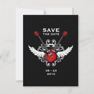 Rock and Roll Guitars Save the Date
