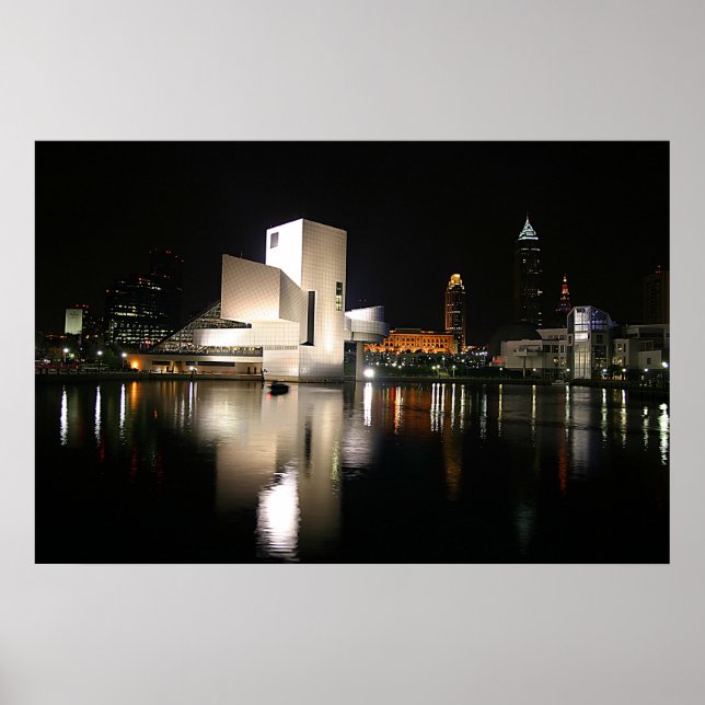 Rock and Roll Hall of Fame & Museum, Cleveland OH Poster (Front)