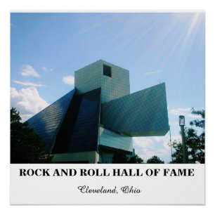 ROCK AND ROLL HALL OF FAME POSTER