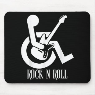 Rock And Roll Handicap Parking Funny Acoustic Guit Mouse Mat