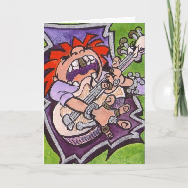 Rock and Roll Heavy Metal Card (Front)