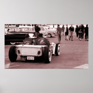 Rock and Roll Hotrodders Poster