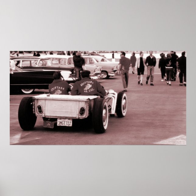 Rock and Roll Hotrodders Poster (Front)