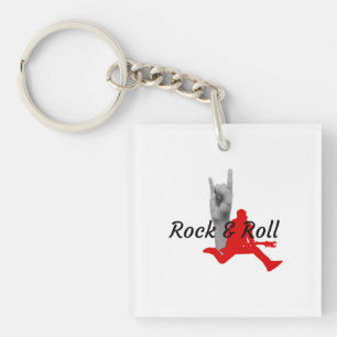 Rock And Roll Key Ring