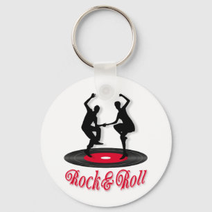 Rock and roll key ring
