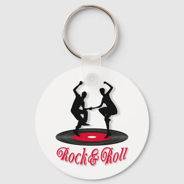 Rock and roll key ring (Front)