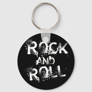 Rock and Roll Key Ring