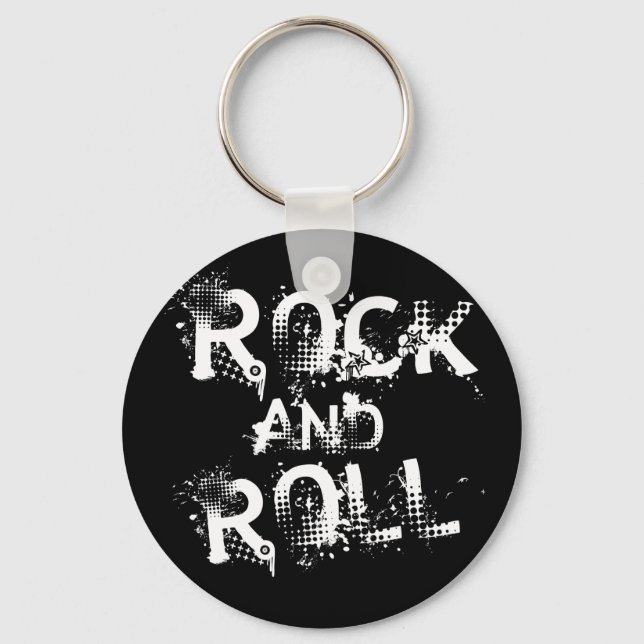 Rock and Roll Key Ring (Front)