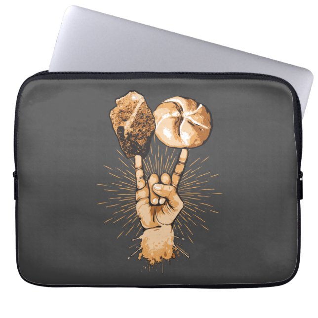 Rock and Roll Laptop Sleeve (Front)