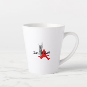 Rock And Roll Latte Mug