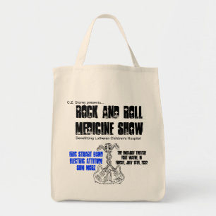 Rock and Roll Medicine Show grocery tote