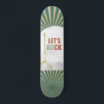 Rock and Roll Modern Skateboard<br><div class="desc">With a funky electric guitar design these boards are modern works of art. Perfect for adrenaline junkies and music lovers.</div>