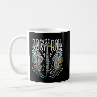 Rock And Roll Music Guitar Coffee Mug