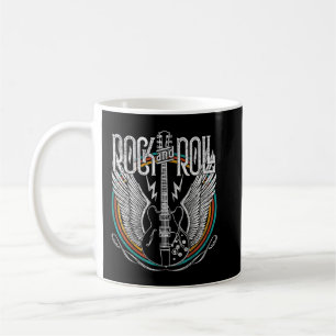 Rock And Roll Music Guitar Coffee Mug