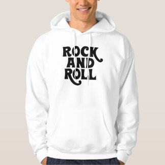 Rock and Roll music logo design Hoodie