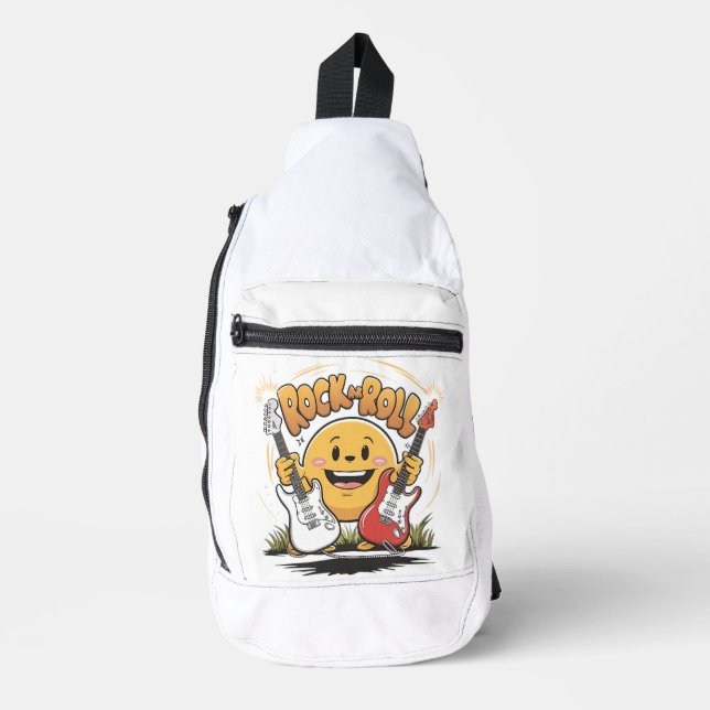Rock And Roll Musical Juggler Sling Bag (Front)