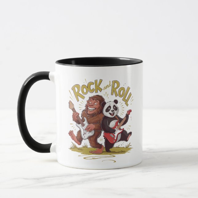 Rock And Roll  Musical Pandemonium Mug (Left)