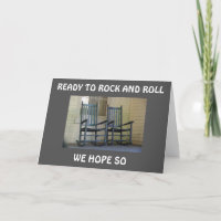 ROCK AND ROLL ON YOUR BIRTHDAY "GROUP CARD"