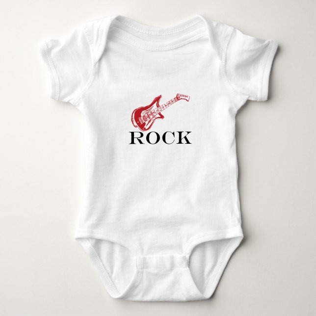 ROCK-AND-ROLL-PART-1 BABY BODYSUIT (Front)