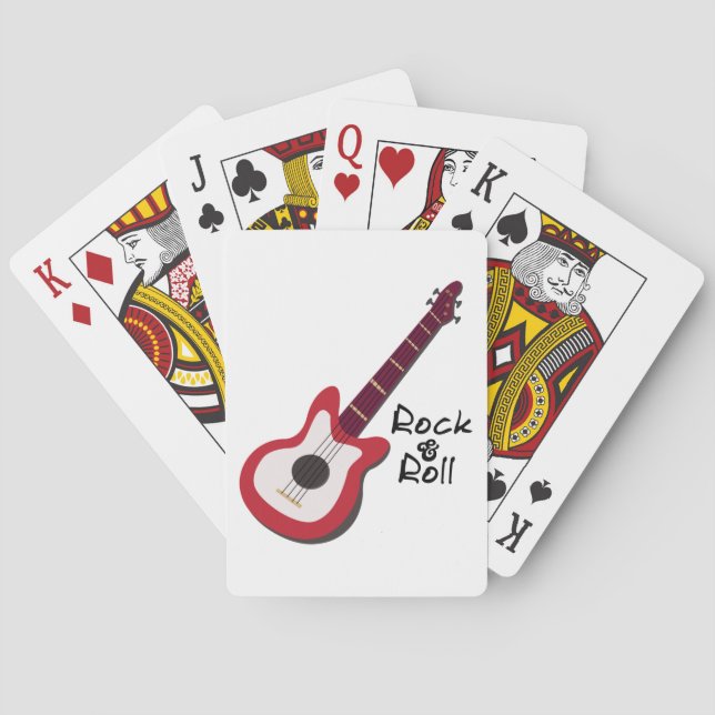 Rock and Roll Playing Cards (Back)