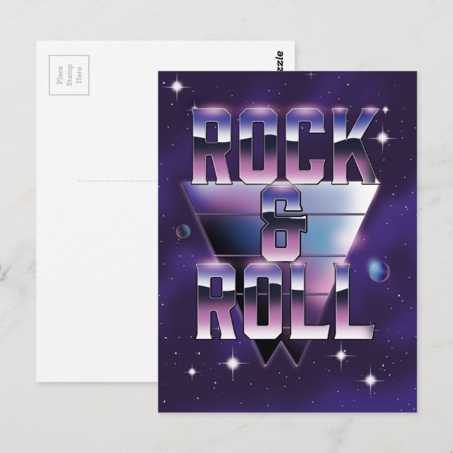 Rock and Roll Postcard (Front/Back)