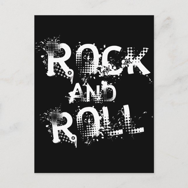 Rock and Roll Postcard (Front)