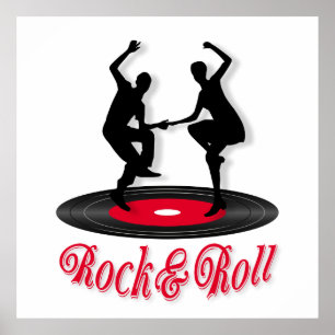 Rock and roll poster