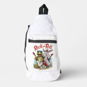 Rock And Roll Rabbit and Tortoise Jam Session Sling Bag