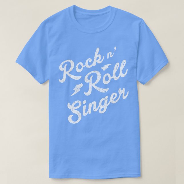 Rock and Roll Singer T-Shirt (Design Front)