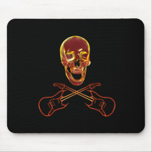 Rock and Roll Skull Mouse Mat