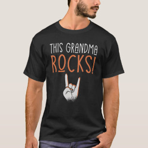 Rock and Roll This Grandma Rocks Rocker Granny T-Shirt