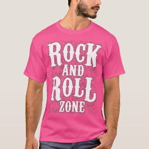 Rock And Roll Typography Music Lover T-Shirt