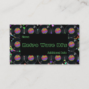 Rock And Roll Vinyl Business Card
