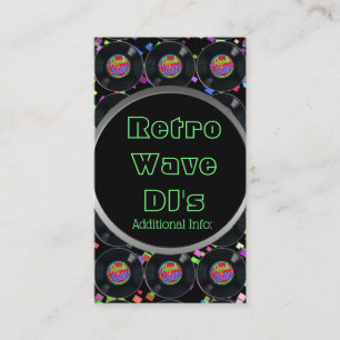 Rock And Roll Vinyl Business Card 2