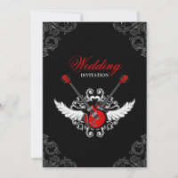 Rock and Roll Wedding Invitation