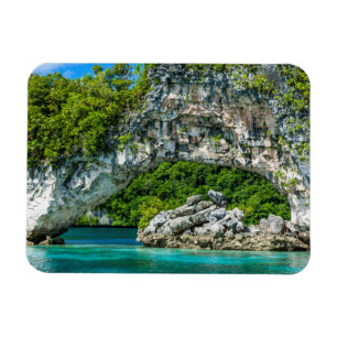 Rock Arch In The Rock Islands Magnet
