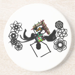 Rock around snowman coaster