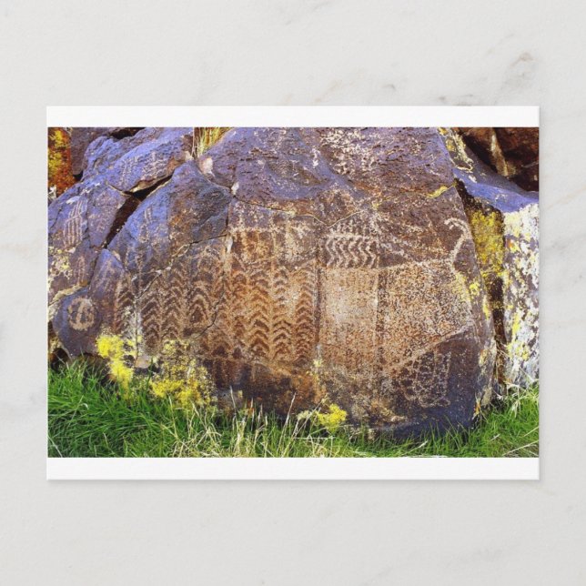 Rock Art Archaic Template Postcard (Front)