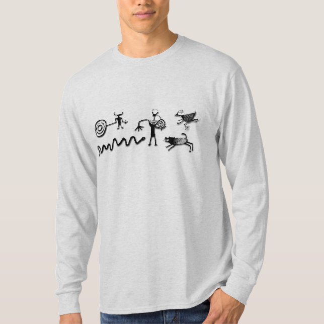 Rock Art Collage T-Shirt (Front)