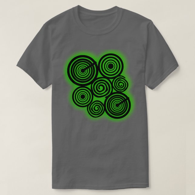 Rock Art Cup and Ring T-Shirt (Design Front)
