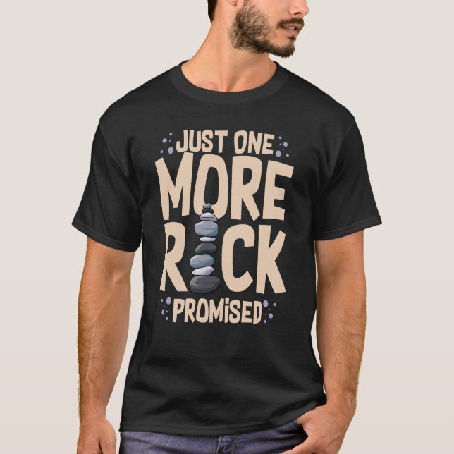 Rock Balancing Stone Stacking Game Balancer T-Shirt (Front)