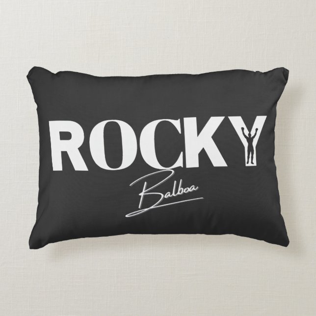 Rock Balboa The Fighter Decorative Cushion (Front)