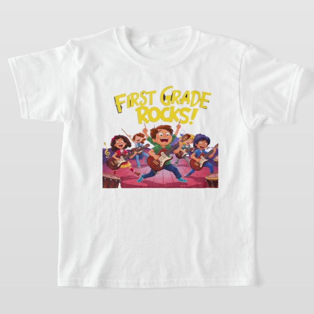 rock band back to school T-Shirt (Laydown)