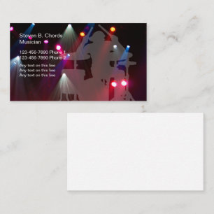 Rock Band Business Cards