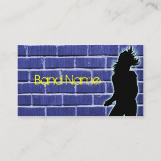 Rock Band Business Cards Brick
