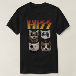 Rock Band Cats Meowtal Legends Design T-Shirt