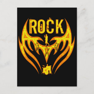 ROCK BAND POSTCARD