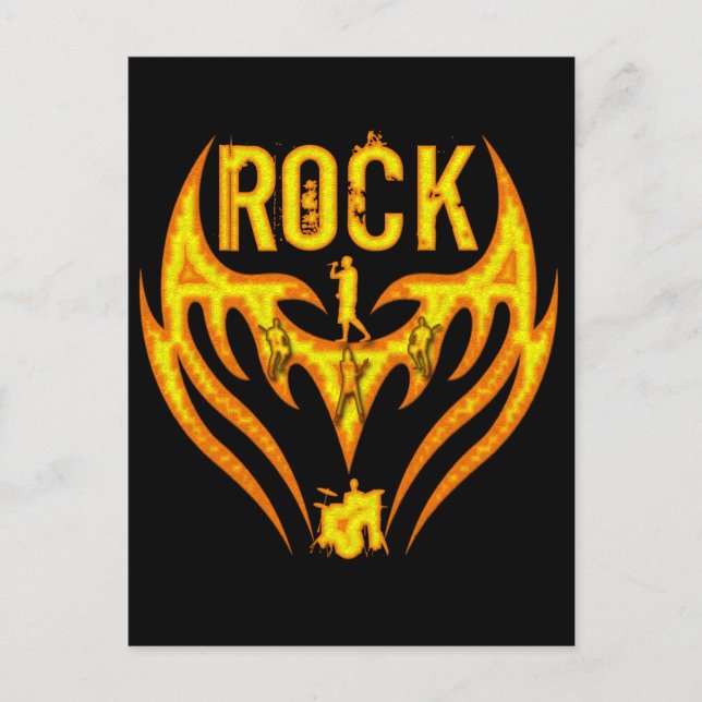 ROCK BAND POSTCARD (Front)